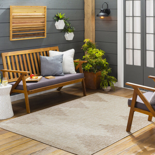 Marion Indoor & Outdoor Boho Beige Rug