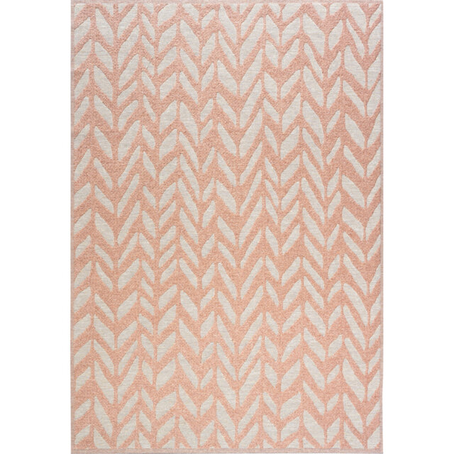 Duncombe Abstract Flat Weave Orange Area Rug