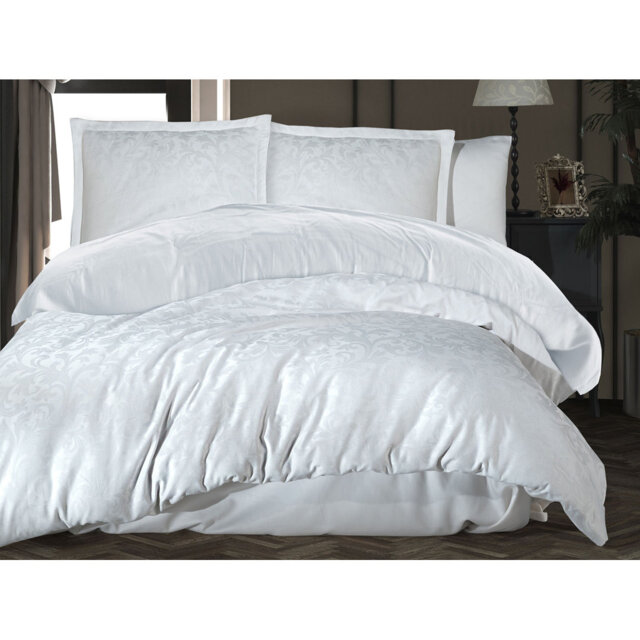 Darymex Cotton Geometric Shapes and Floral Duvet Cover Set with Pillow Shams