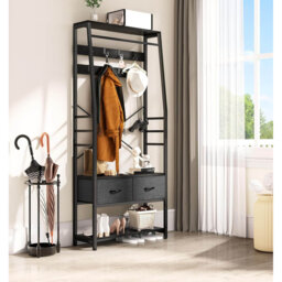 Metal Freestanding 8 - Hook Coat Rack
