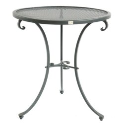 Aminu Outdoor Wrought Iron Bistro Table