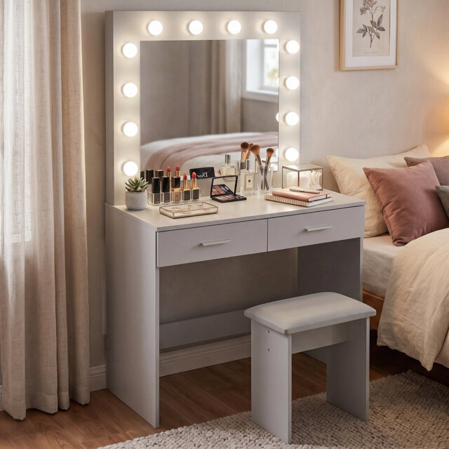 Thurston Dressing Table with Mirror