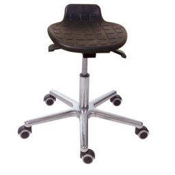 Height-adjustable office stool