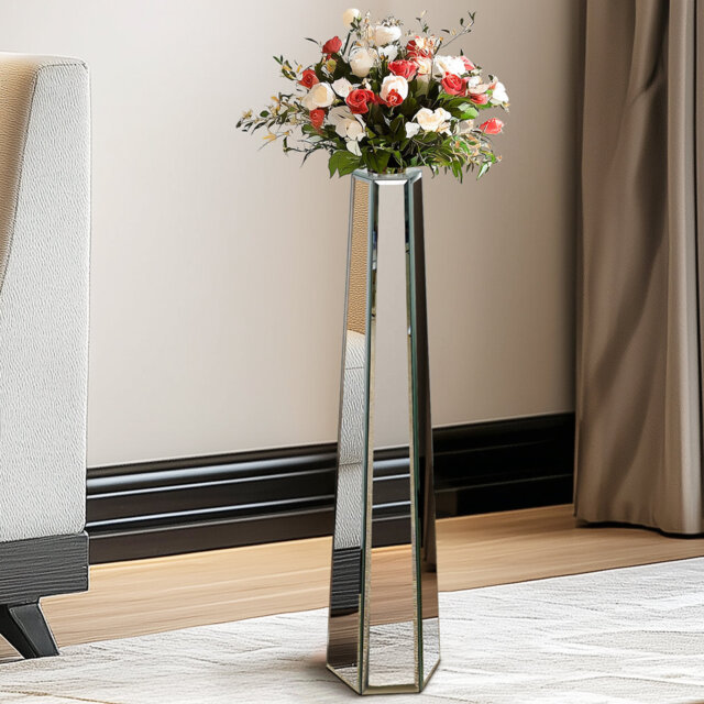 Glass Floor Vase