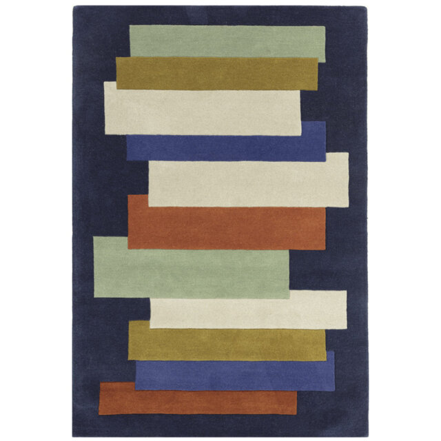 Gina Geometric Hand Woven Hand Tufted Area Rug
