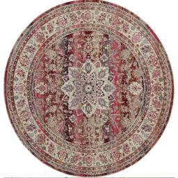 Red Rug, Traditional Luxurious Rug, Floral Rug, Stain Resistant Persian Rug For Bedroom, & Dining Room