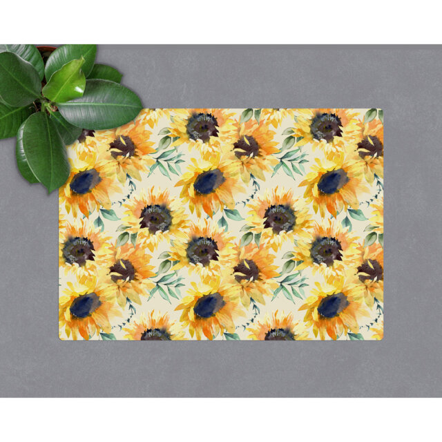 Nekiesha Hard Floor Rectangular Chair Mat