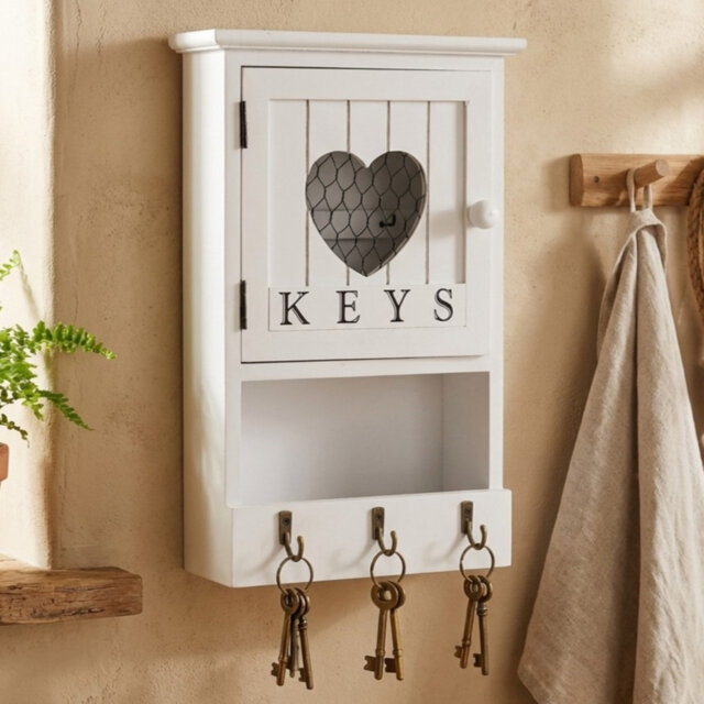 Curl Wall Mounted Key Hooks Organizer