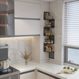 Alekper 5 Piece Floating Shelf