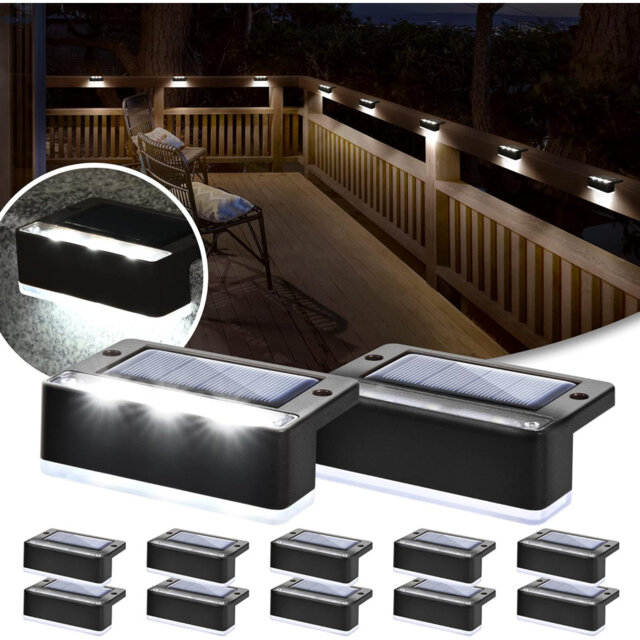 Stainless Steel Solar Powered Step Light Pack