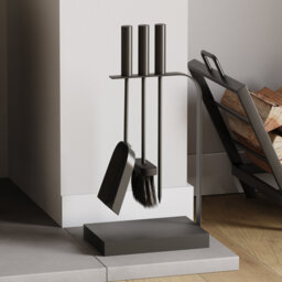 Vida Aston Steel Fireplace Tool Set