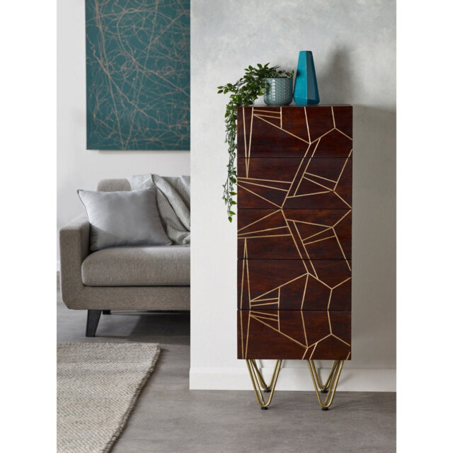 Ryo 45cm W 5 - Drawer Chest of Drawers