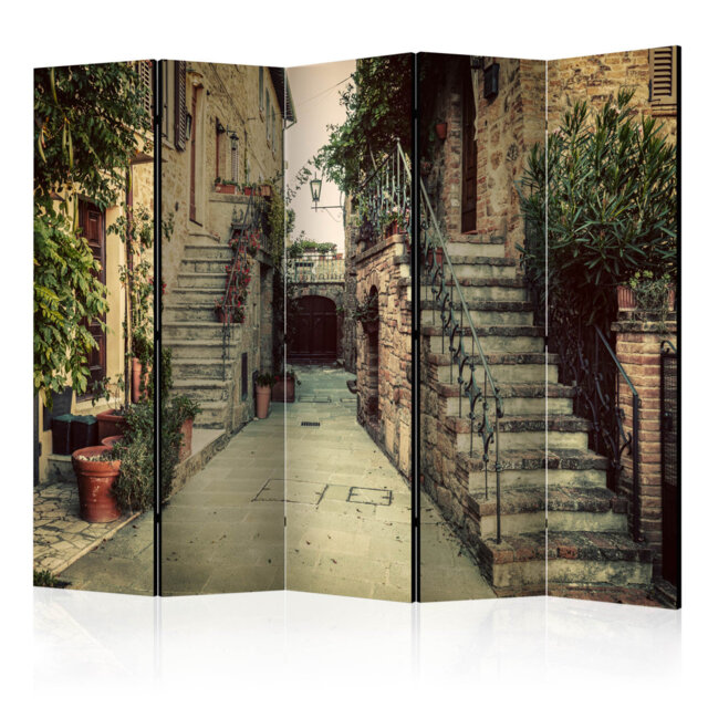 225cm W x 172cm H 5 - Panel  One Sided Room Divider Folding Room Divider