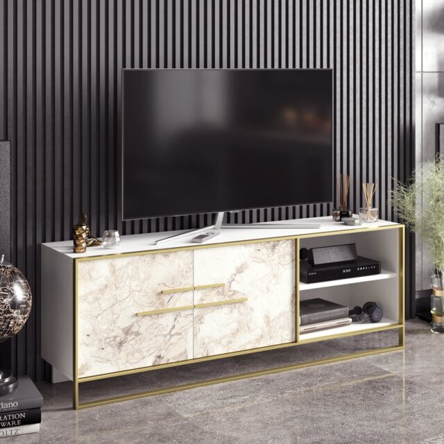 "Polka Modern TV Stand TV Unit for TVs up to 70"""