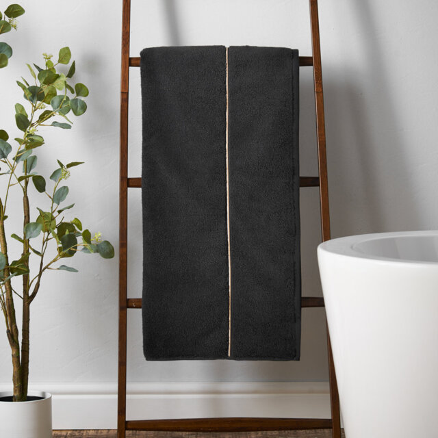 Zero Twist Satin Stitch 100% Cotton Bath Sheet