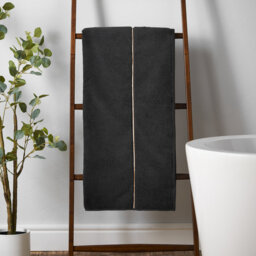 Zero Twist Satin Stitch 100% Cotton Bath Sheet