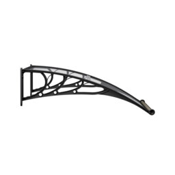 Living And Home 100cm D Plastic Cover Retractable Door / Window Awning