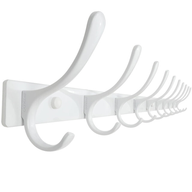 Stainless Steel Wall Mounted Required 10 - Hook Wall Mounted Coat Rack
