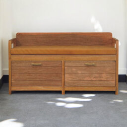 Naco Leather Upholstered Storage Bench