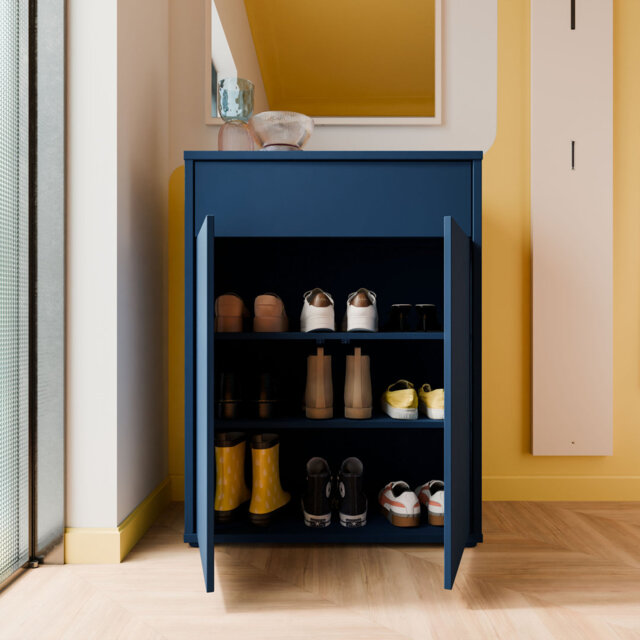 Alice Springs 8 Pair Shoe Storage Cabinet