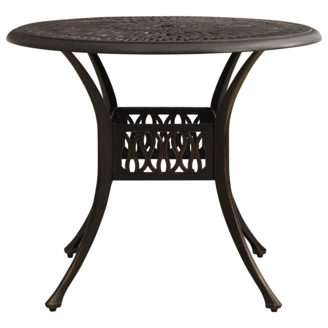 Dungannon Round Metal Outdoor Dining Table , cm W cm D