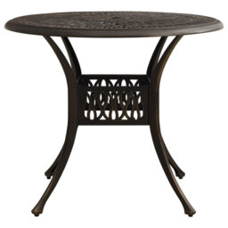 Dungannon Round Metal Outdoor Dining Table , cm W cm D