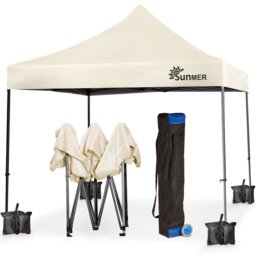 SUNMER 3m x 3m Steel Pop-Up Gazebo