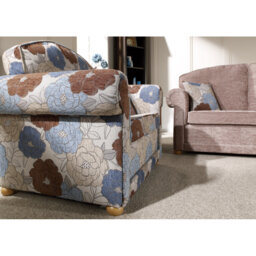 Back Forty Faux Leather Accent Chair