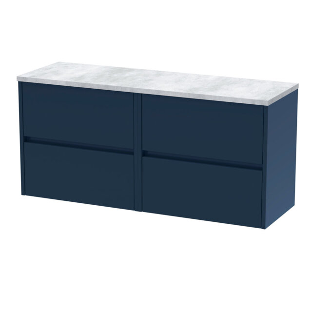 Havana 120.5cm Double Bathroom Vanity Base Only