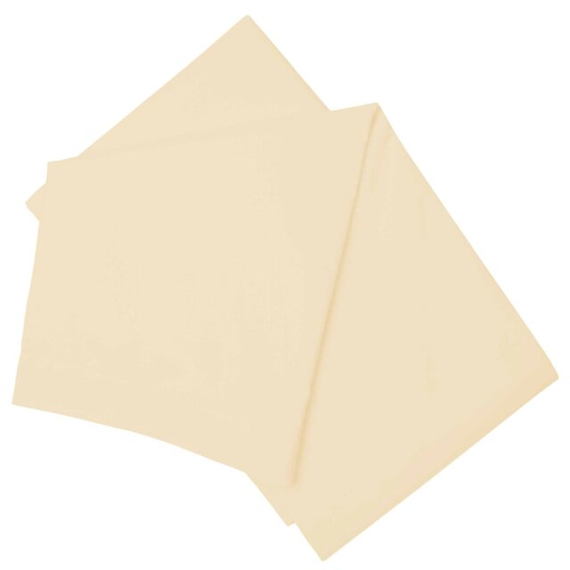 Plain Dye Brushed Cotton Flannelette Flannel Flat Sheet