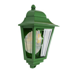 Angenita 32.5cm H Clear Glass Outdoor Wall Lantern