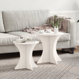 Coffee Table Solid pine wood Tables Living Room Round Rustic Low