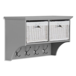Erica Wall 4 - Hook Wall Mounted Coat Rack