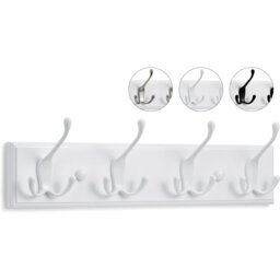 Aralda Metal Wall 4 - Hook Wall Mounted Coat Rack
