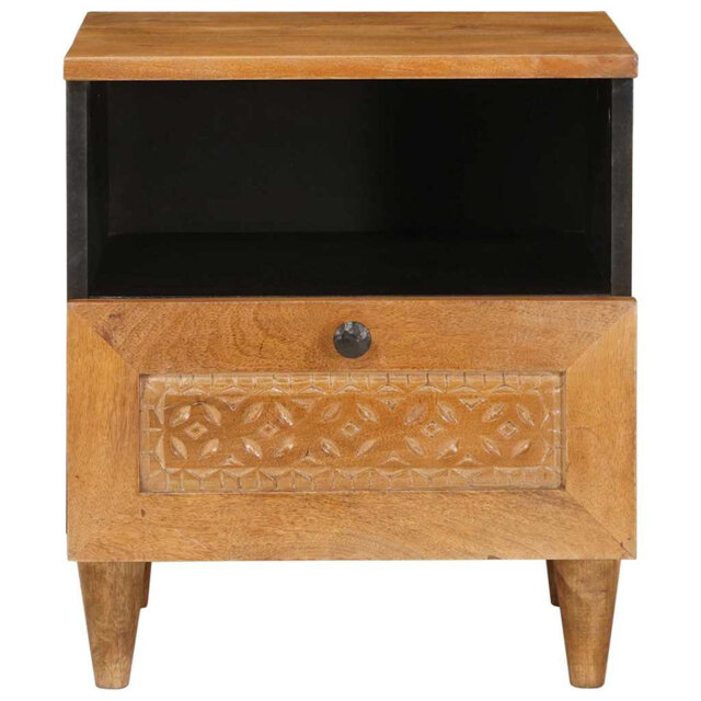 40cm W Solid Wood Bedside Table