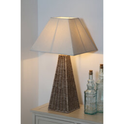 Deborah Wicker/Rattan Table Lamp