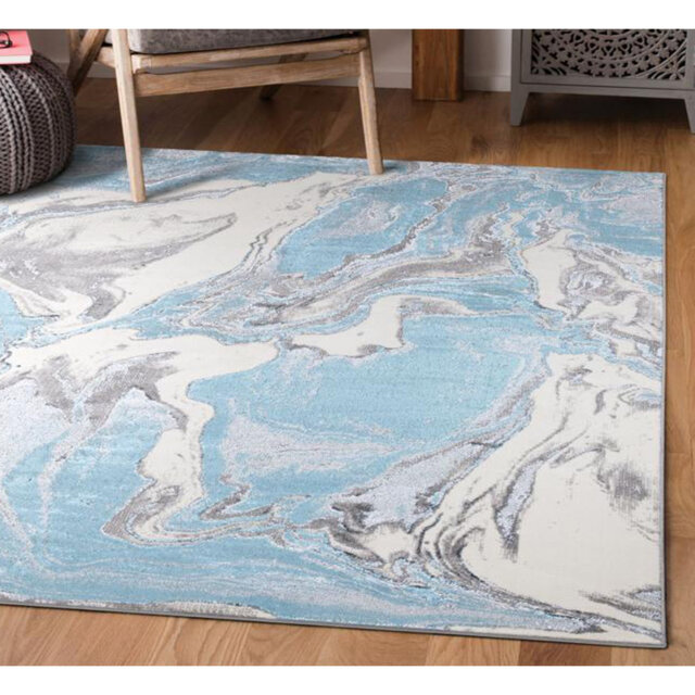 Luxury Modern Living Room Rugs Beautiful Stylish Design Area Rugs Hallway Runner Rugs Blue