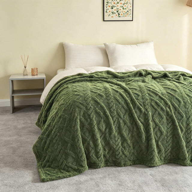 Lightweight and Soft All-Season Throw Blanket, for Chair, Sofa, and Bed