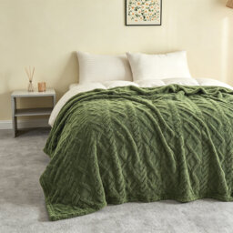Lightweight and Soft All-Season Throw Blanket, for Chair, Sofa, and Bed