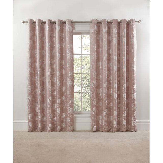 Blossom Eyelet Room Darkening Curtains