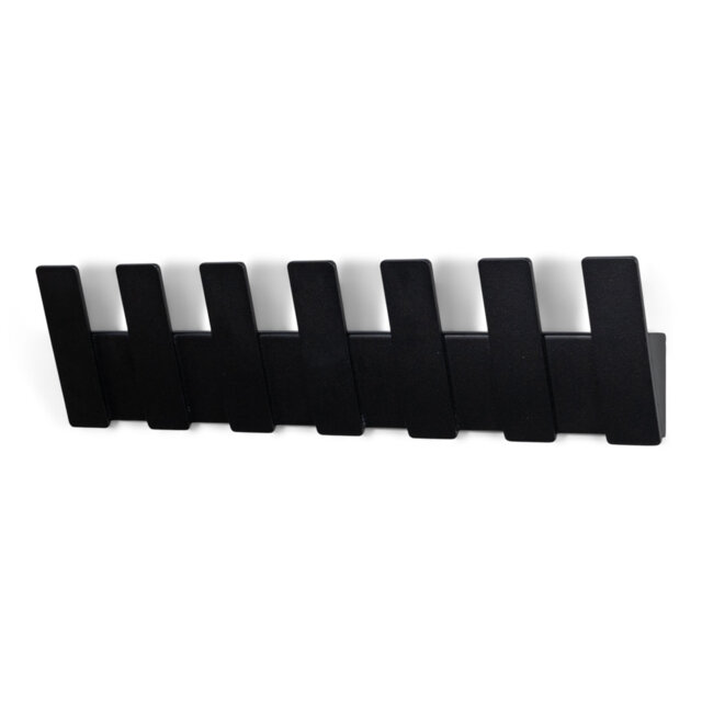 Steel Wall 7 - Hook Wall Mounted Coat Rack