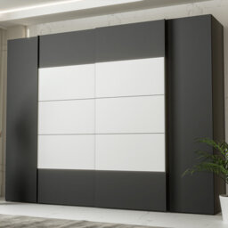 Debarr 4 Door Manufactured Wood Wardrobe