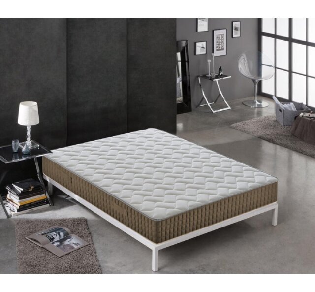 Maleya Memory Foam Mattress - Orthopaedic - Reversible - Summer Winter Side - Firmness Level H3