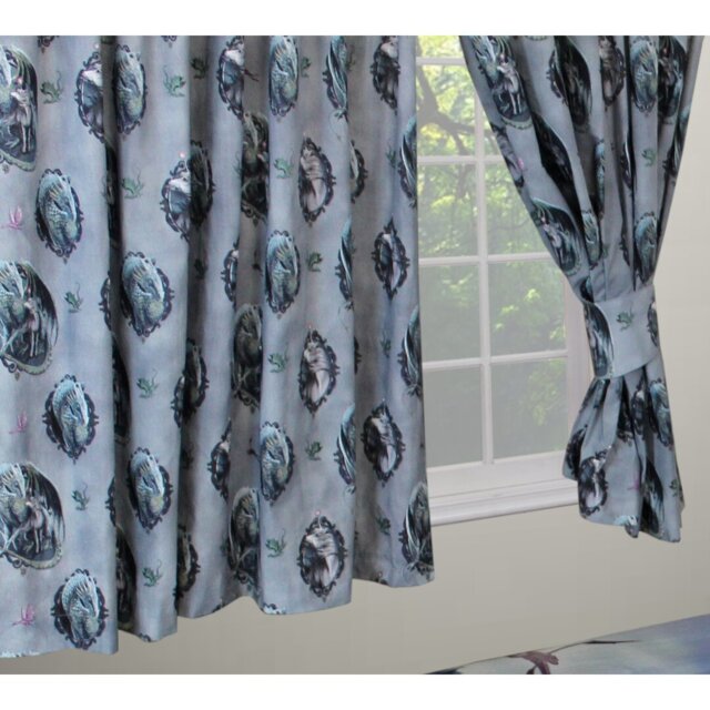 Protector of Magic Lisa Parker Bluxome  Pencil Pleat Curtains