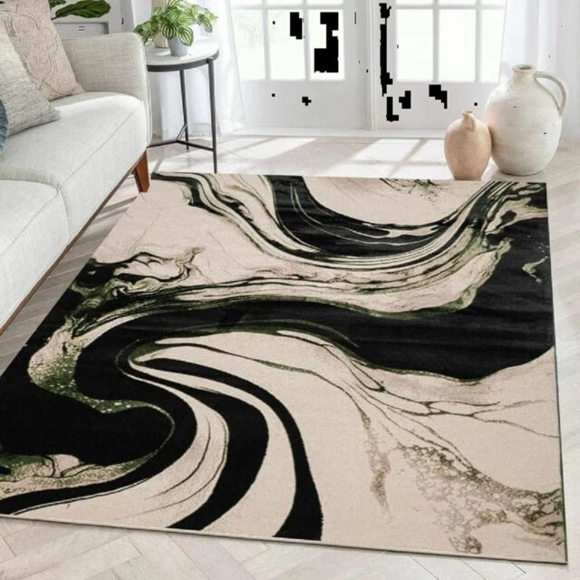 Modern Abstract Rug For Bedroom Area Rugs For Living Room Large Stain Resistant Carpet  For  Dining Room Hallway Runner Kitchen Carpet Floor Mat