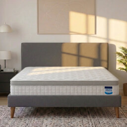 Winksleep Beige Hybrid Pocket Sprung Memory Foam Mattress – Medium-Firm, Breathable Euro Top