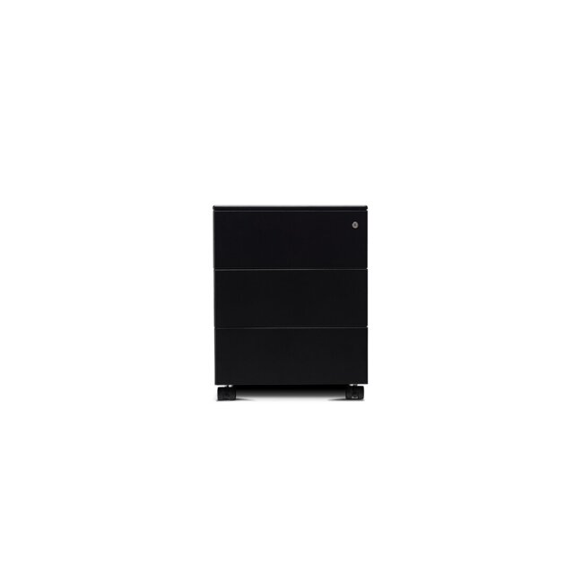 Toomer 42.2cm Wide 3 -Drawer Mobile Steel File Cabinet