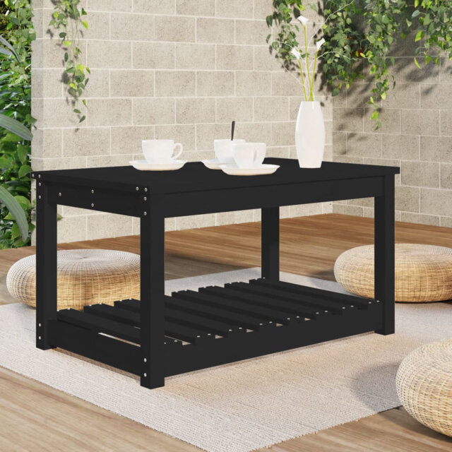 Singita ClassicLiving Garden Table White 82.5X82.5X45 Cm Solid Wood Pine