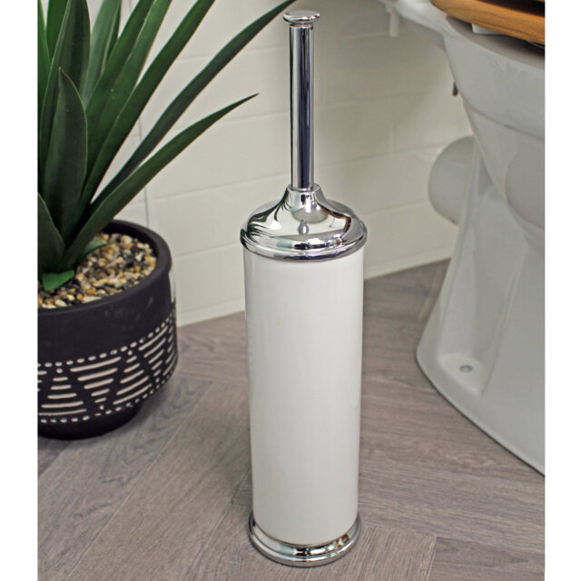 Jan Free-Standing Toilet Brush and Holder