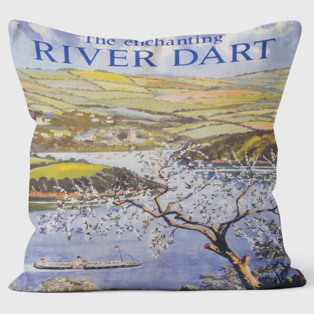 The Enchanting River Dart BR 1961 - National Railway Museum Cushion
